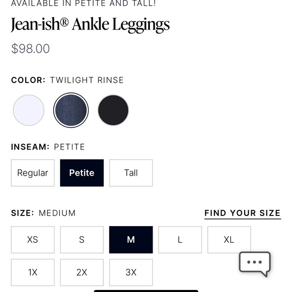 Spanx Jean-ish Ankle Leggings - Picture 8 of 9